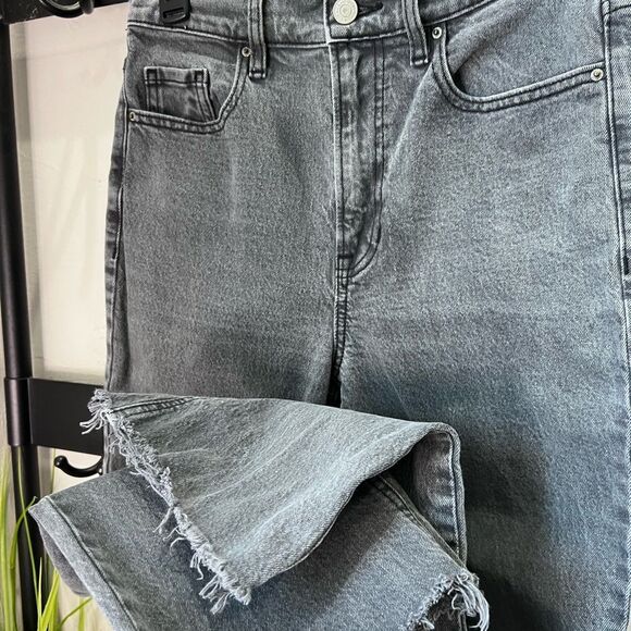 PacSun Stretch Crop Boot cut jeans high waist Black wash size 27 - Picture 5 of 16